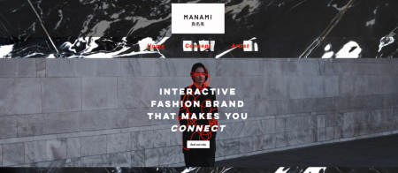 Manami: Interactive fashion brand that makes you connect graphic