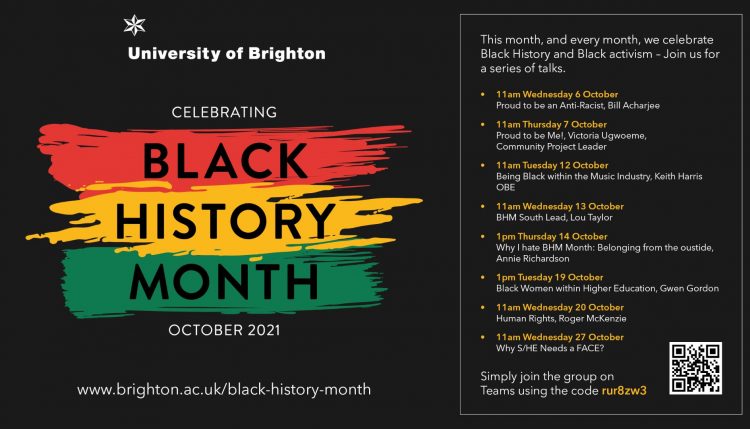 Black History Month schedule of events