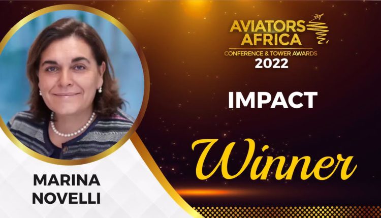Marina Novelli Aviators Africa award winner photo