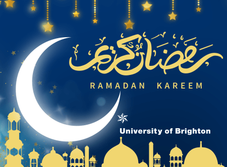 Ramadan 2024 graphic from the university of brighton